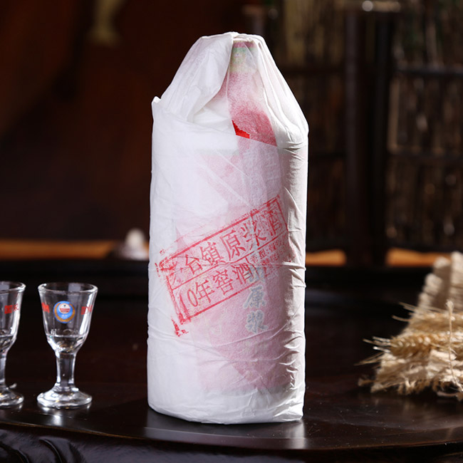 茅臺(tái)鎮(zhèn)原漿酒窖藏10 53°500ml醬香型白酒