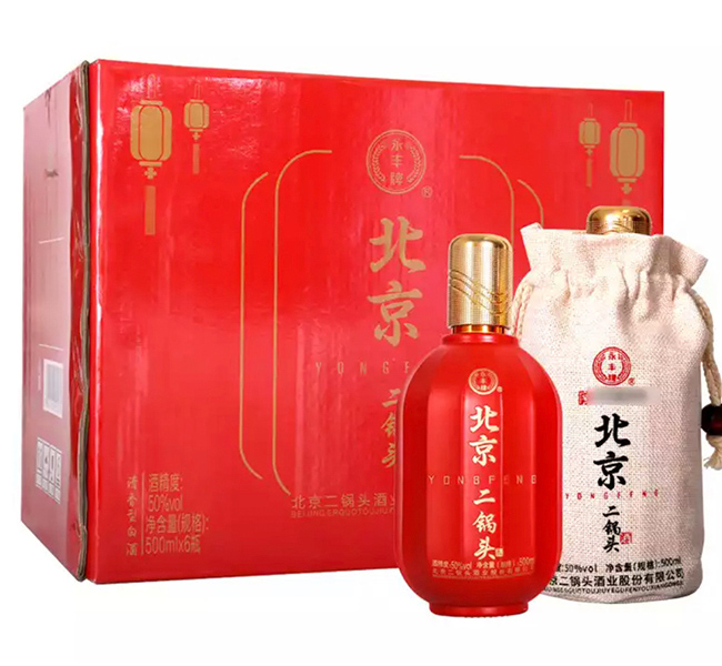 永豐北京二鍋頭宮燈42度50度500ml清香型