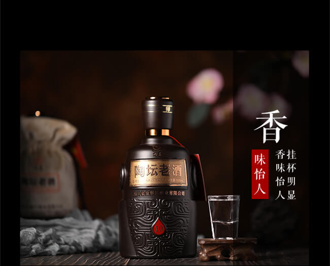 川美酒陶壇老酒10濃香型白酒【52°50