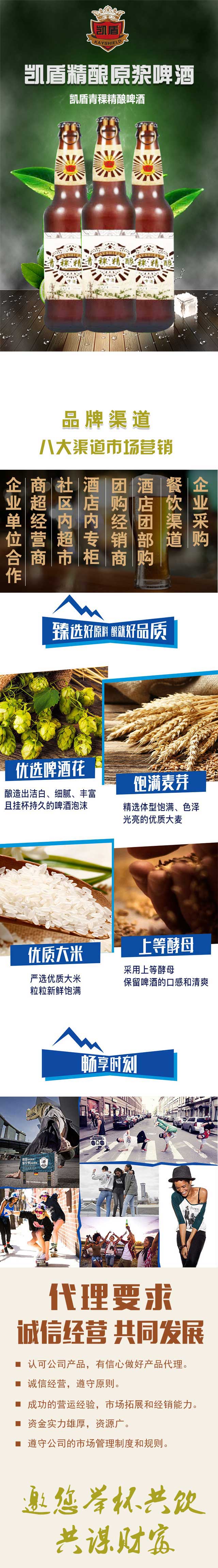 凱盾青稞精釀啤酒