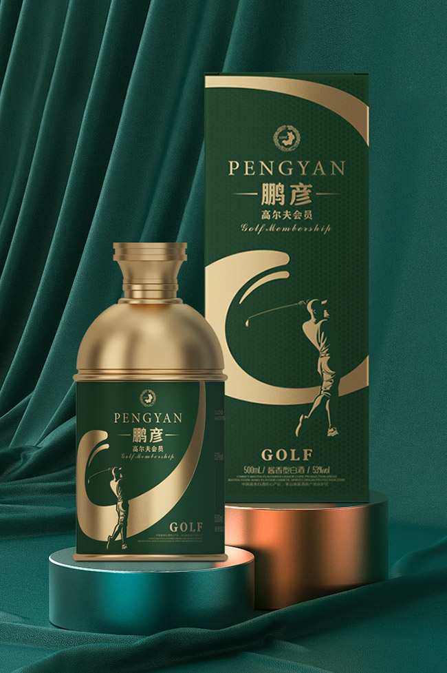 鵬彥高爾夫會員酒醬香型白酒【53°500ml】