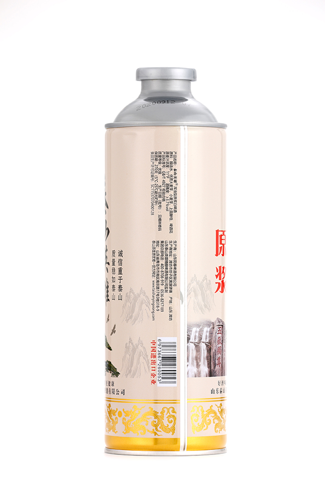 泰山英雄原漿啤酒三八口【11度1L】