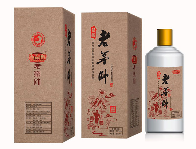 老茅帥酒佳釀53°500ml醬香型白酒