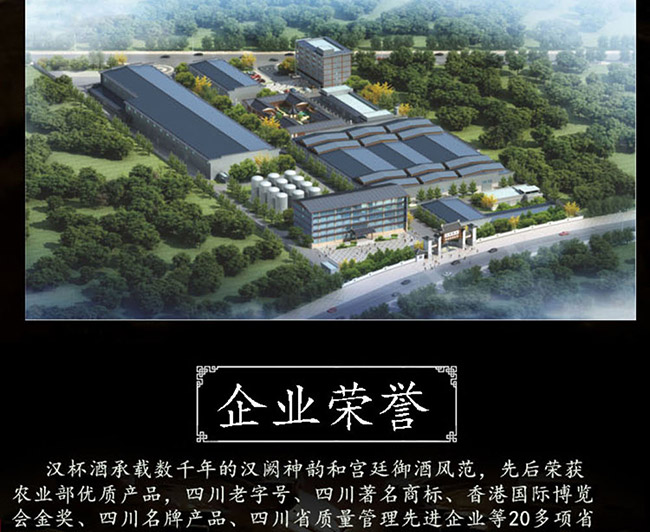 漢杯酒陳釀50°500ml清香型白酒