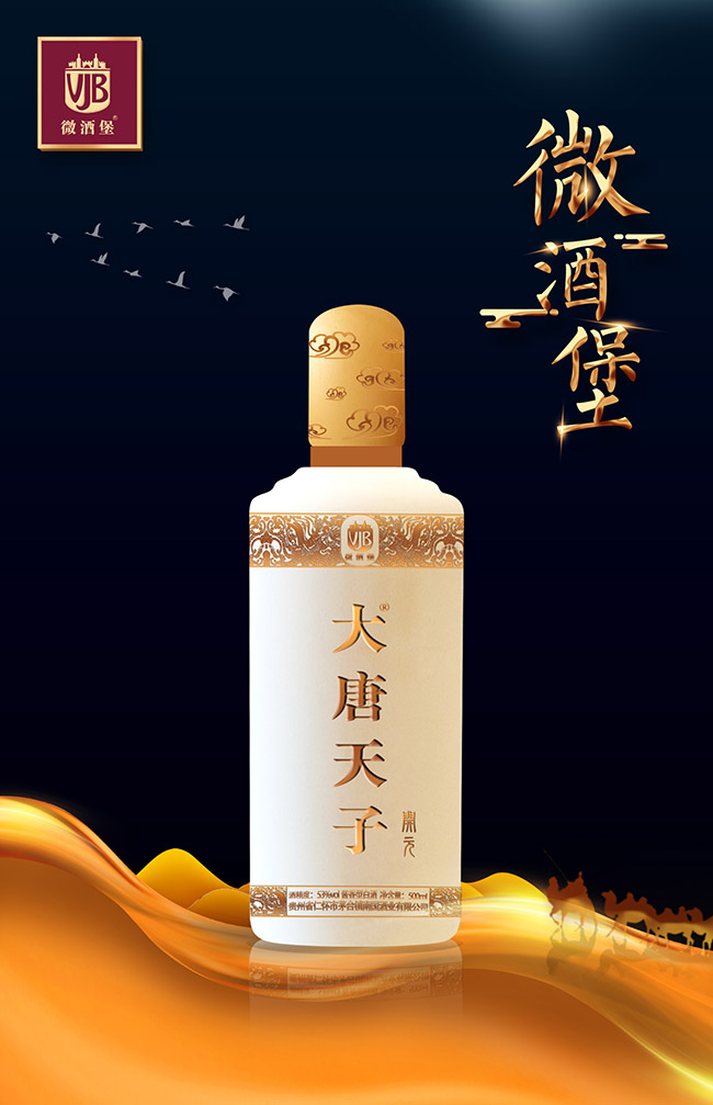 大唐天子酒開(kāi)元53°500ml醬香型白酒