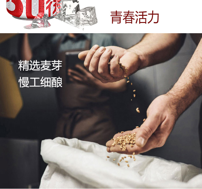 8090后啤酒·青春活力銀罐330ml