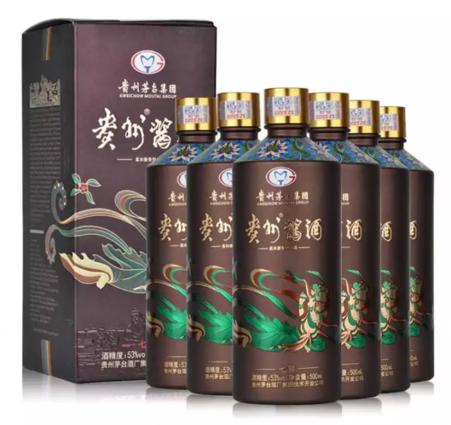 貴州醬酒七窖柔和醬香型白酒【53°500ml】