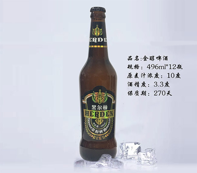 黑爾頓金醇啤酒【10°496ml】