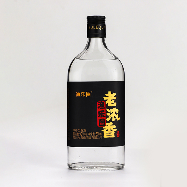 漁樂圈老濃香白酒42度500ml濃香型白酒