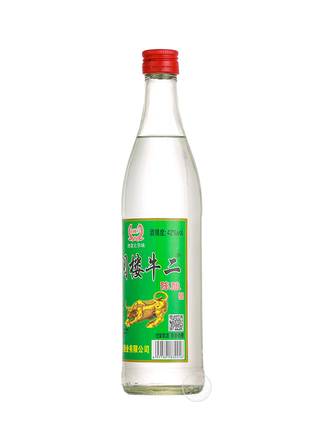 京閱樓牛二陳釀酒 濃香型白酒【42° 500ml】