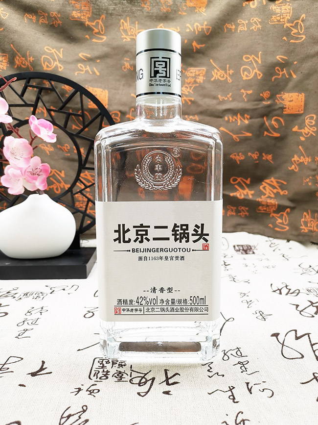 永豐牌北京二鍋頭酒至圣白標(biāo) 清香型白酒【42° 500ml】