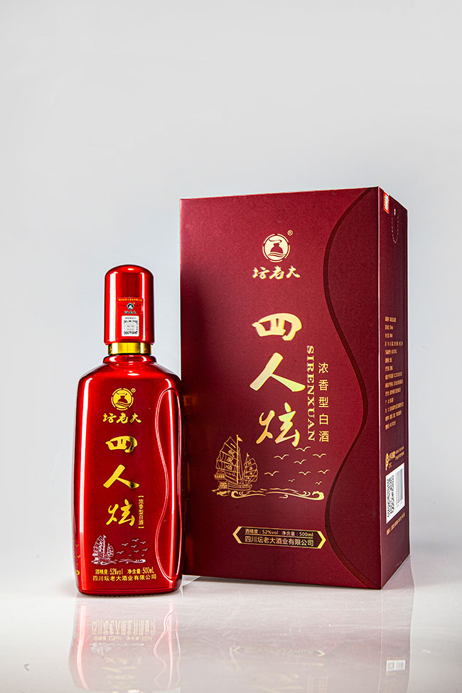 壇老大酒·四人炫 濃香型白酒【52° 500ml】