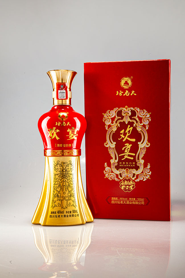 壇老大酒·歡宴 濃香型白酒【46° 500ml】