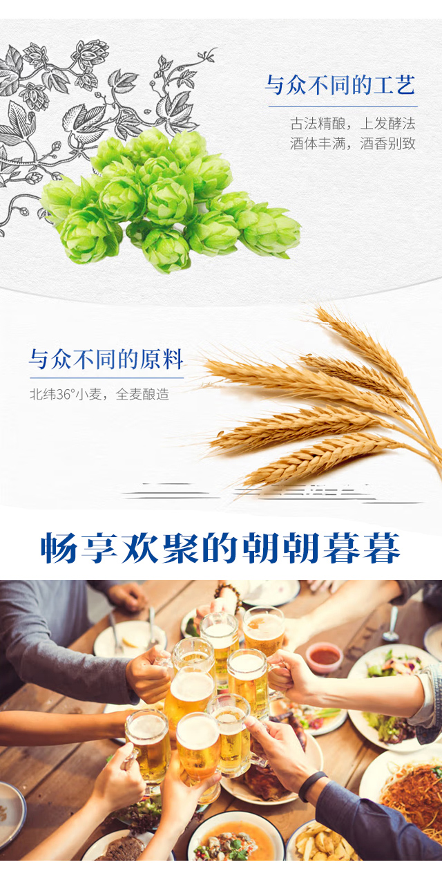 唐里谷物賽松精釀原漿啤酒