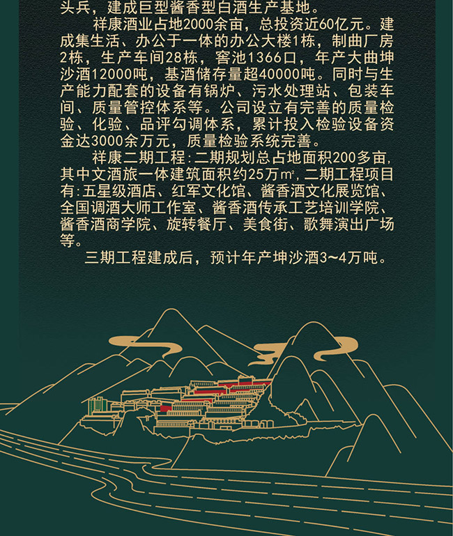 祥康酒窖池1366 醬香型白酒【53° 500ml】