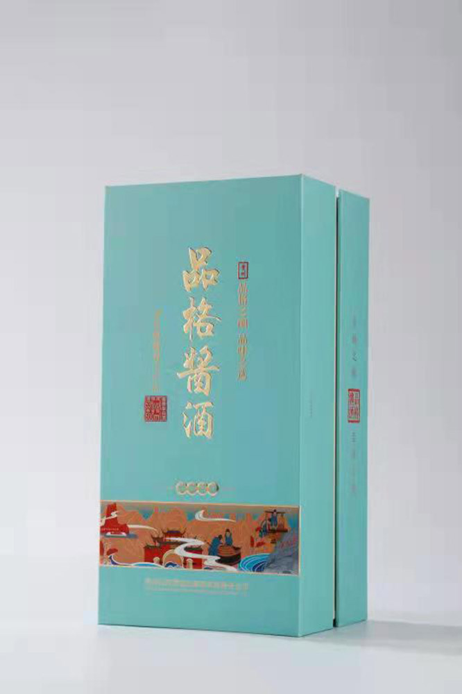 品格醬酒綠瓶 醬香型白酒【53度 500ml】