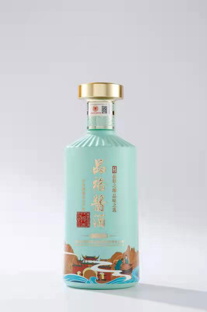 品格醬酒綠瓶 醬香型白酒【53度 500ml】