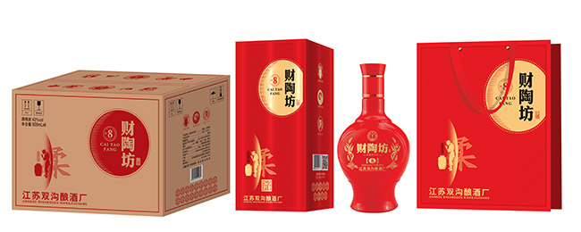 財(cái)陶坊酒8 濃香型白酒【42° 500ml】