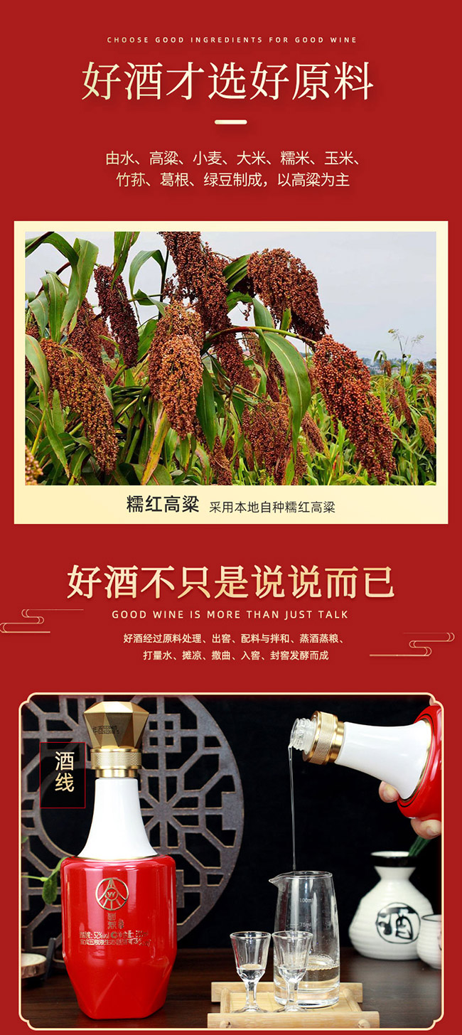 五糧液國(guó)鼎竹蓀酒亞克力盒 濃香型白酒【52° 500ml】