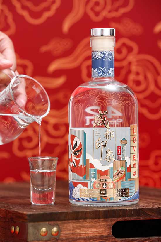 成都印象酒蓉意濃香型酒【52度500ml】