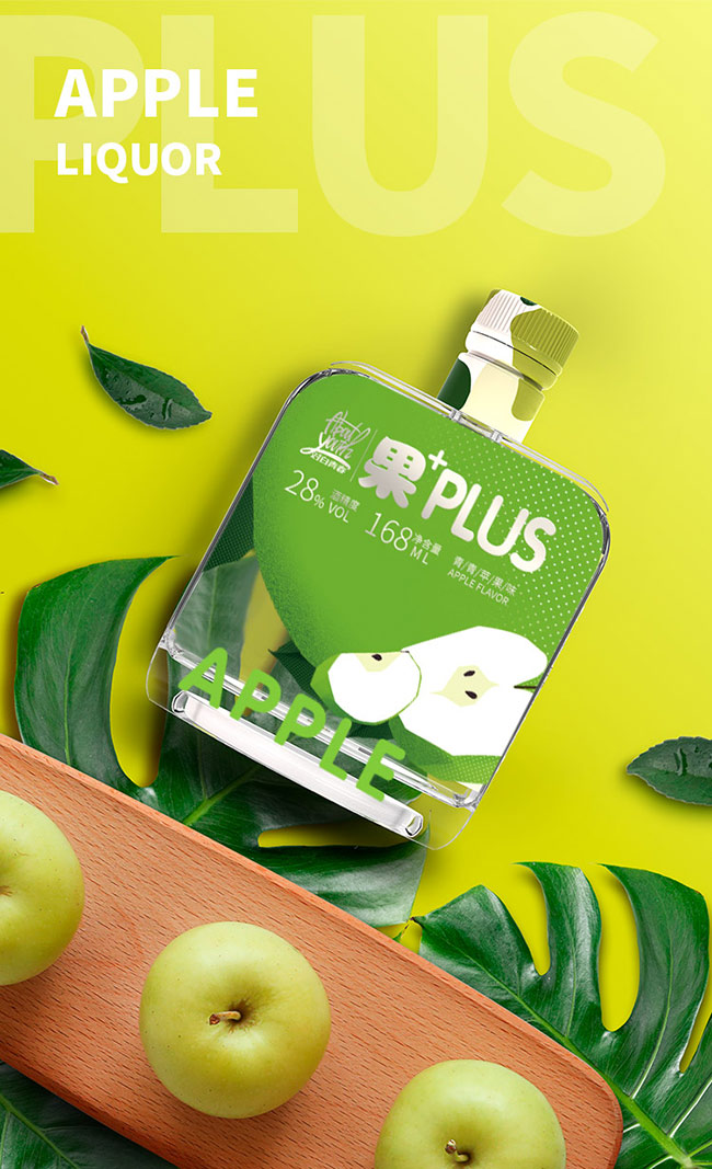 對白青春酒新濃香.蘋果味【28度168ml】